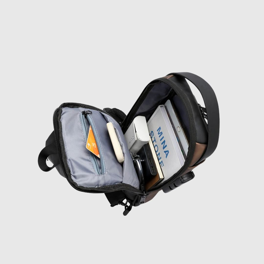 Mochila Antirrobo Impermeable con Candado y USB | 2x1